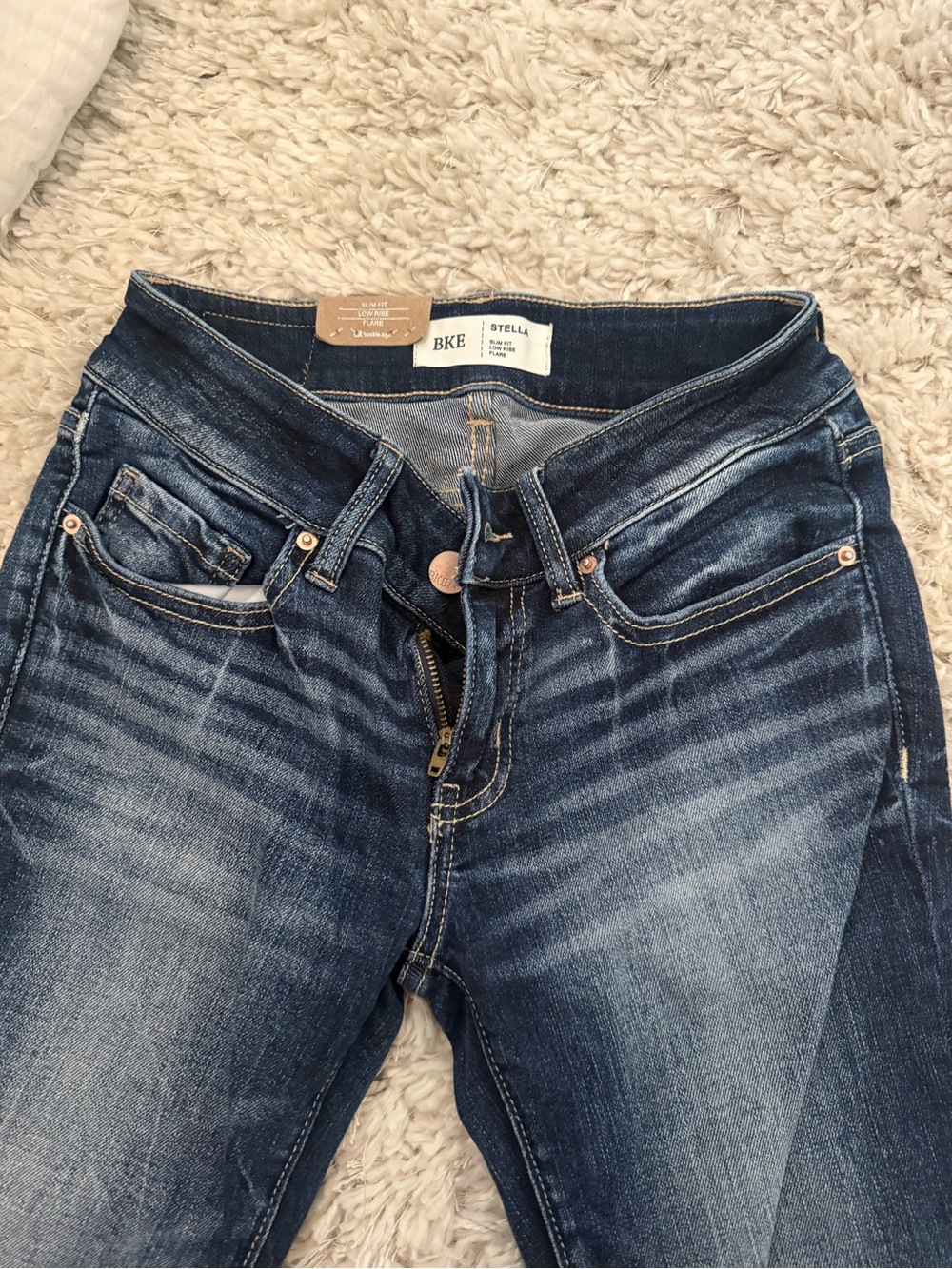 BKE Women's Dark Blue Jeans